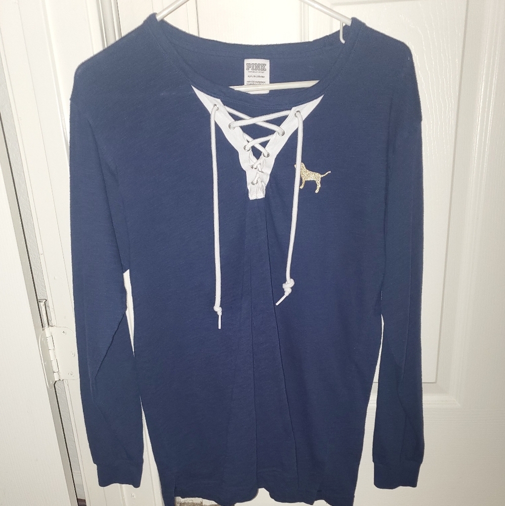 Vs pink BLING long sleeve